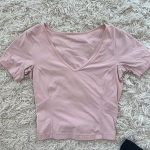 Lululemon align top strawberry milkshake size 4